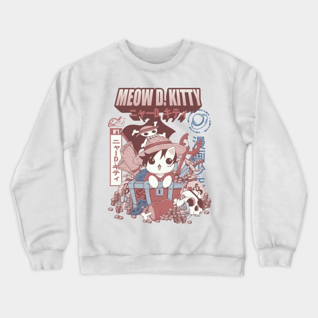 CatZ Meow D. Kitty N°1 Crewneck Sweatshirt by OtakuDezain